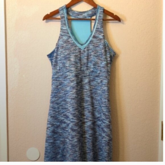 MPG Mondetta Performance Gear Women's Travel Dress – Heather Blue – Size Large - Picture 7 of 7